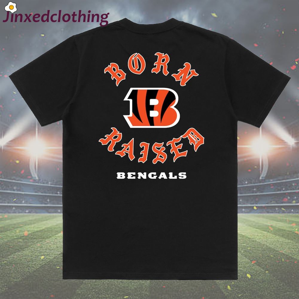 Official Cincinnati Bengals Born X Raised T-shirt 